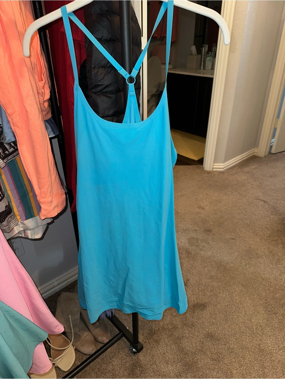 Outdoor Voices Bright Blue Dress